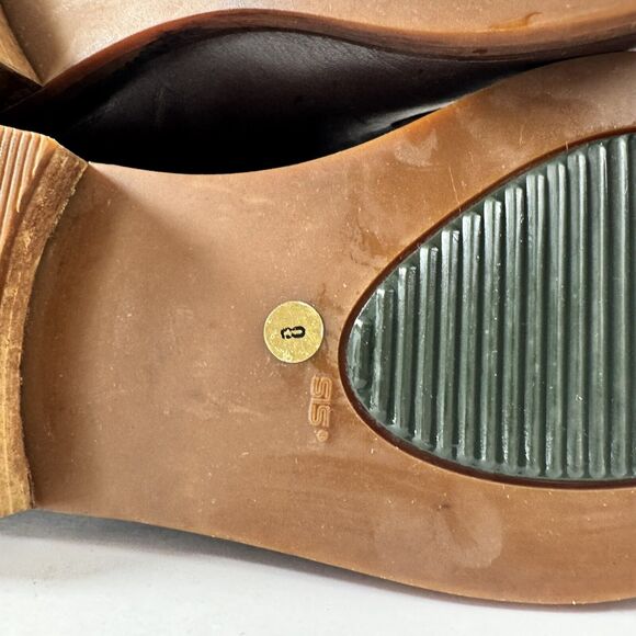 Vtg Ann Taylor Lace-Up Ankle Sherpa Granny Boots Fold Over Wmns Sz 8 - Picture 10 of 16